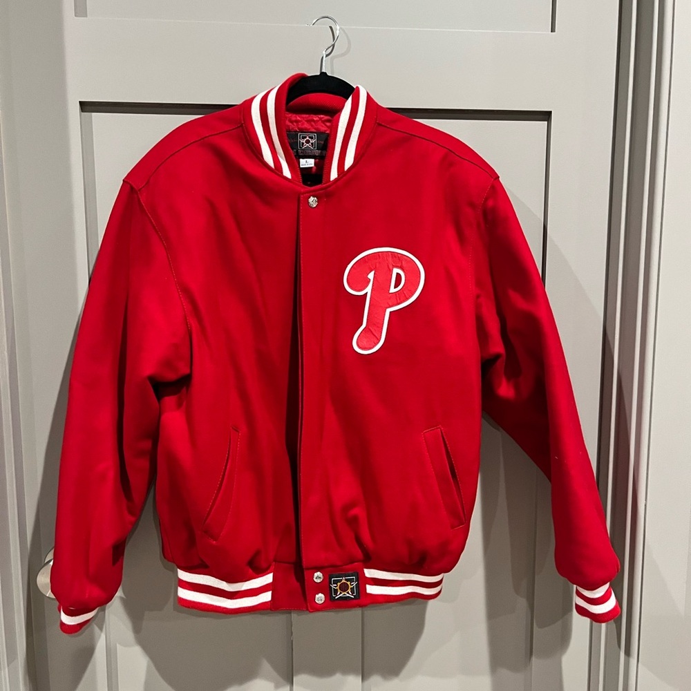 Philadelphia Phillies Wool Bomber Jacket